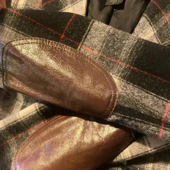 Smythe Patch Pocket Duchess Blazer Wool Jacket 2 XS Black Red Tartan Plaid $895 - Picture 7 of 7